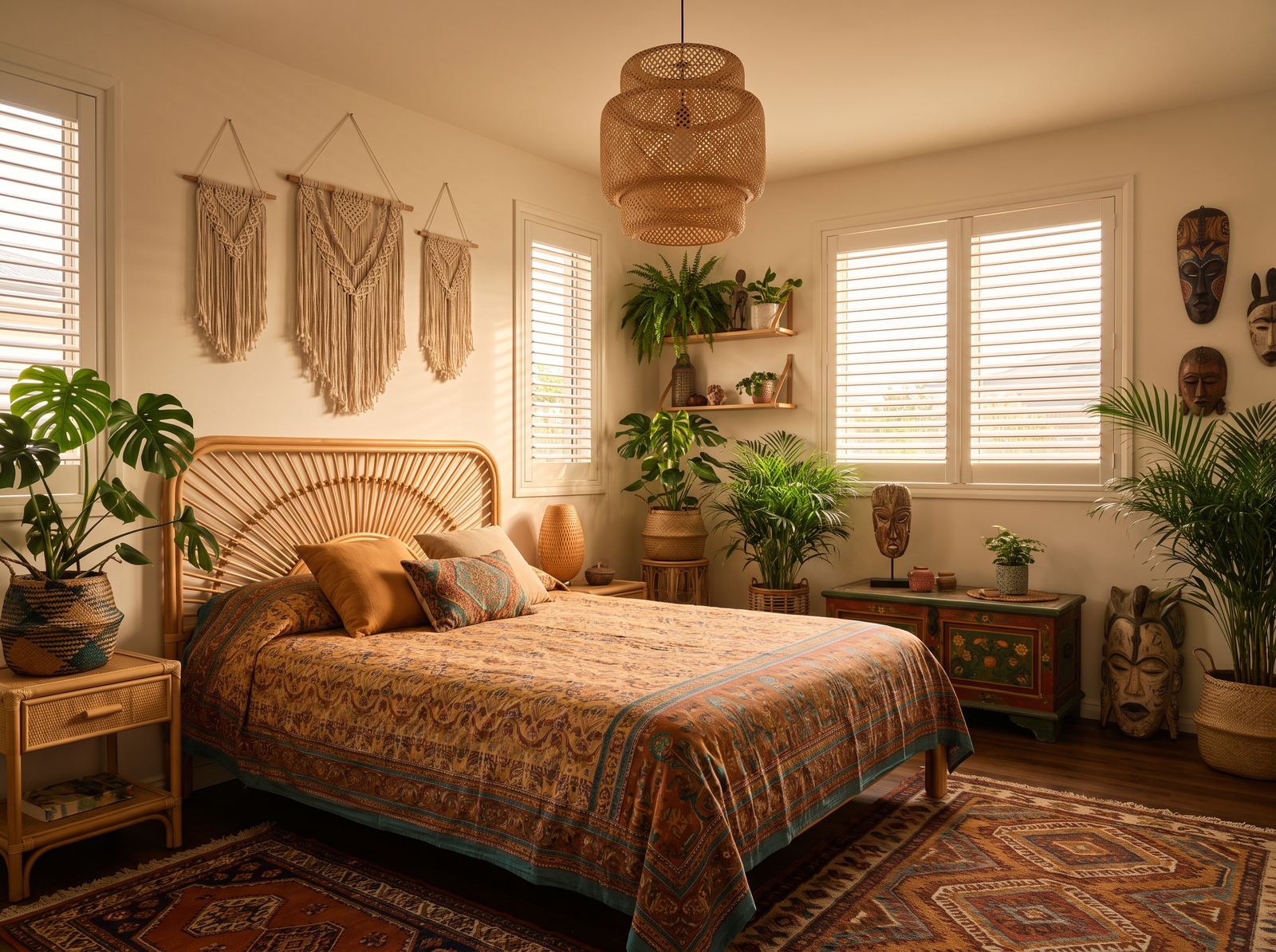 Chambre bohème de Casa Mona